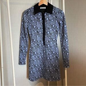 Reformation Kurtis Long Sleeve Mini Dress